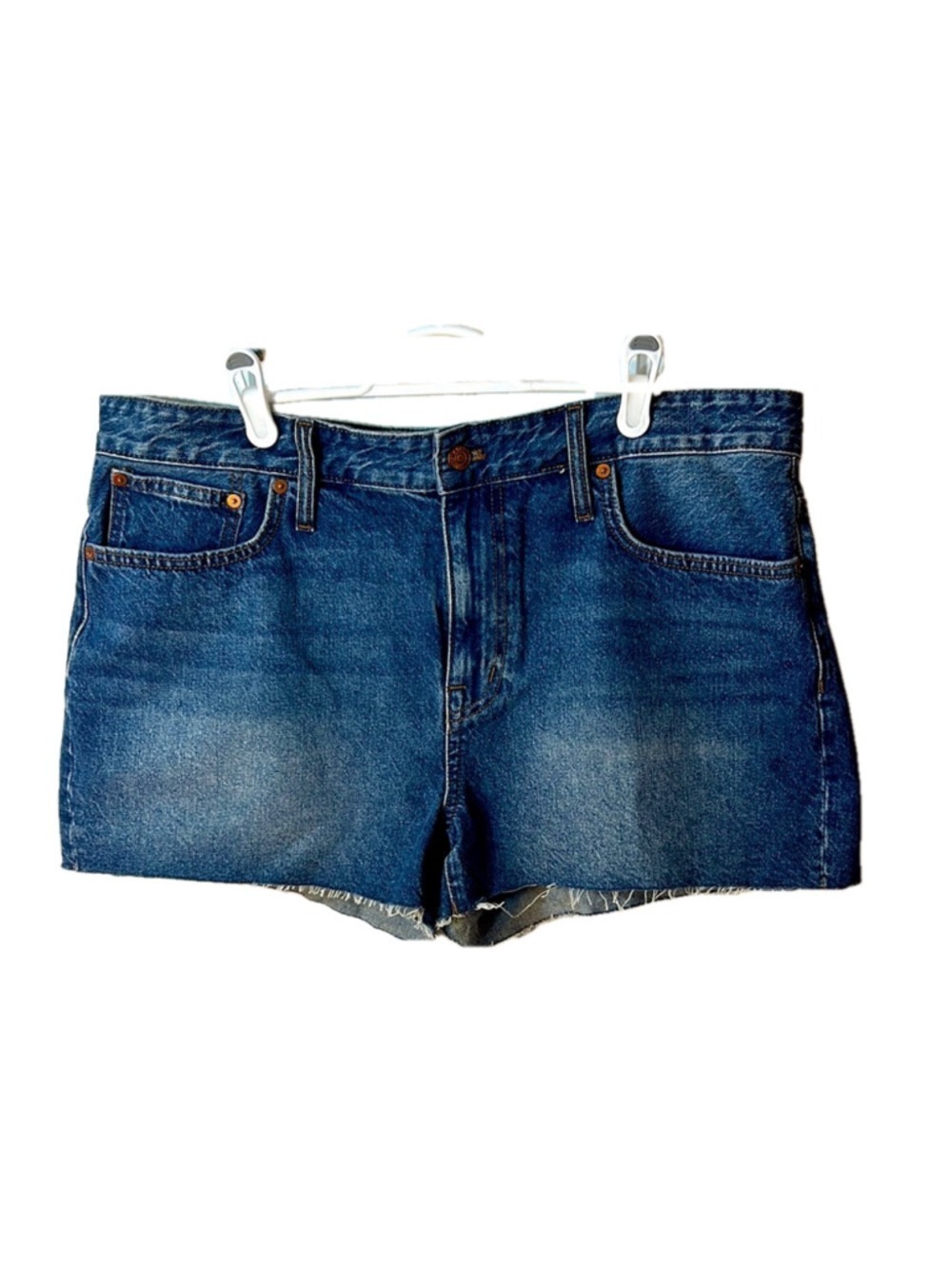 Madewell relaxed Denim Blue Women's Shorts size 32